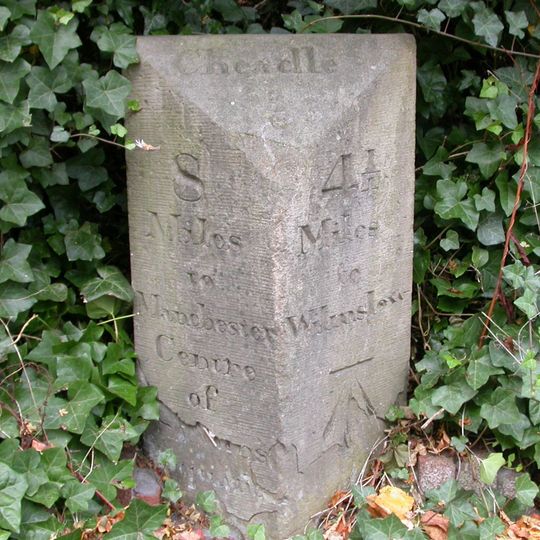 Milestone At Junction With Daylesford Road