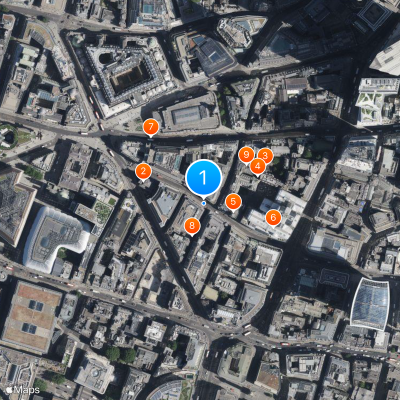 Lombard Street Map