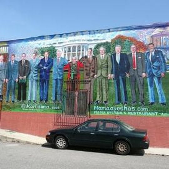 The Mama Ayesha's Restaurant Presidential Mural
