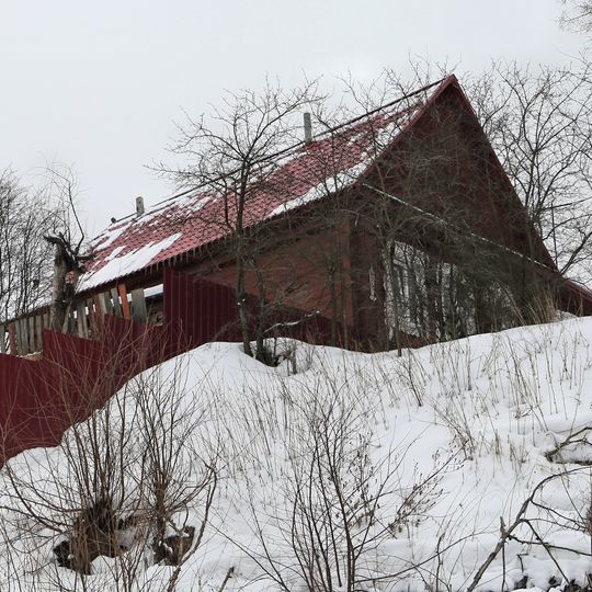 Место, где стоял дом П.И. Лебедева-Полянского