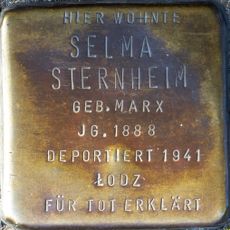 Selma Sternheim geb. Marx