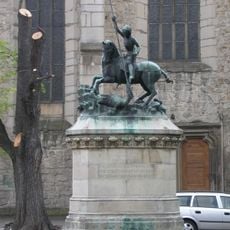 Statue of Saint George and the Dragon in Cluj-Napoca
