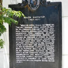 Ramon Magsaysay historical marker
