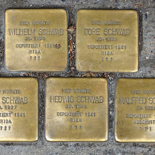 Stolperstein en memoria de Dore Schwab