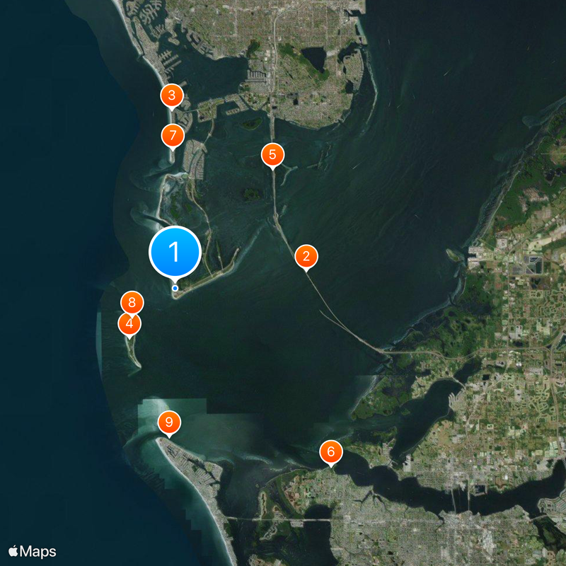 Fort De Soto Park Map