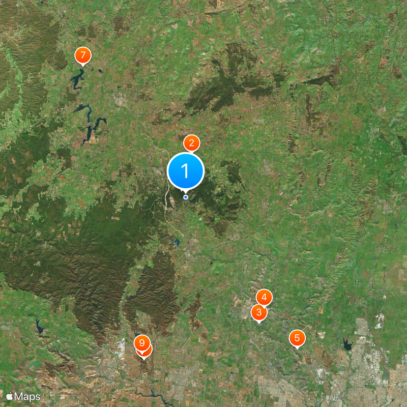 Mount Macedon Map