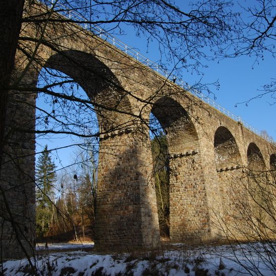 Railway bridge over the Smutná near Kvěchov