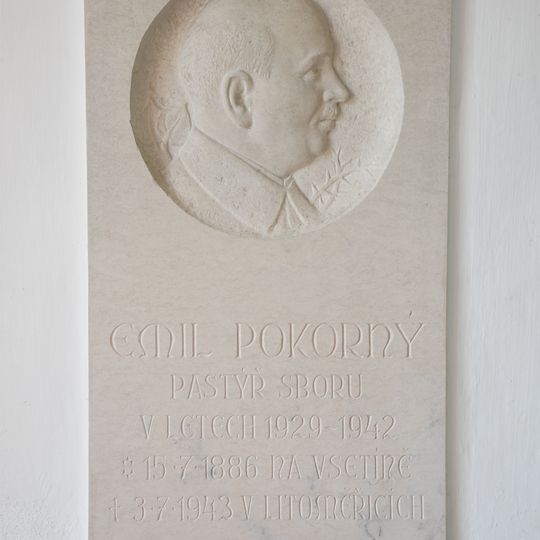 Pamětní deska Emila Pokorného