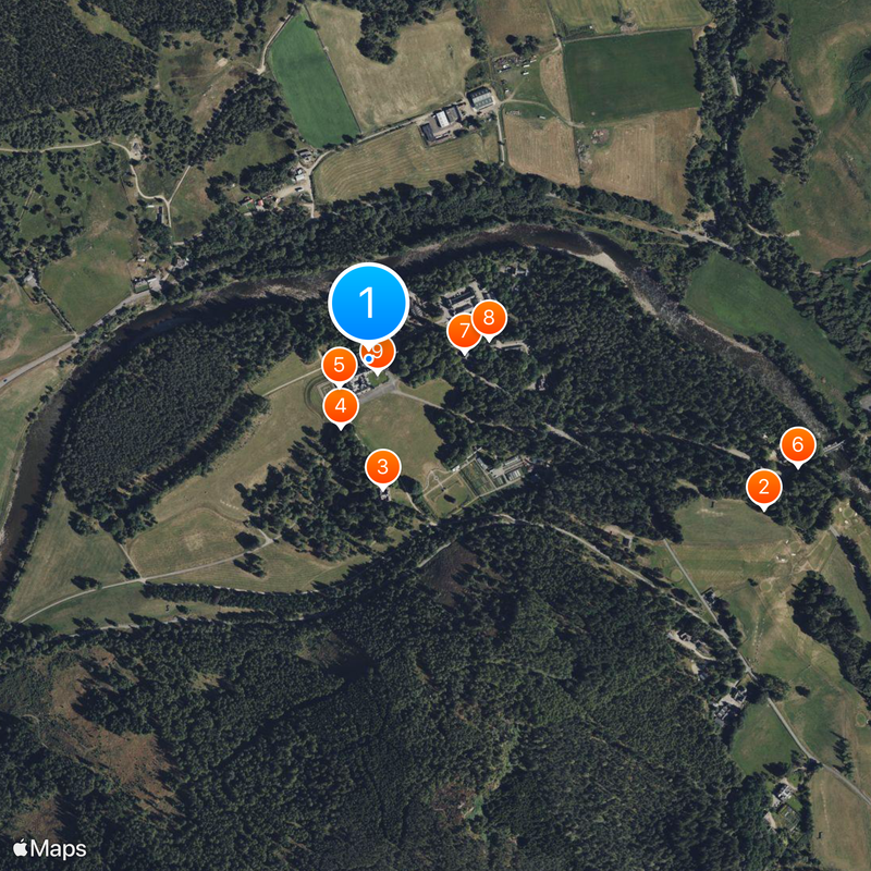 Castillo de Balmoral Mapa