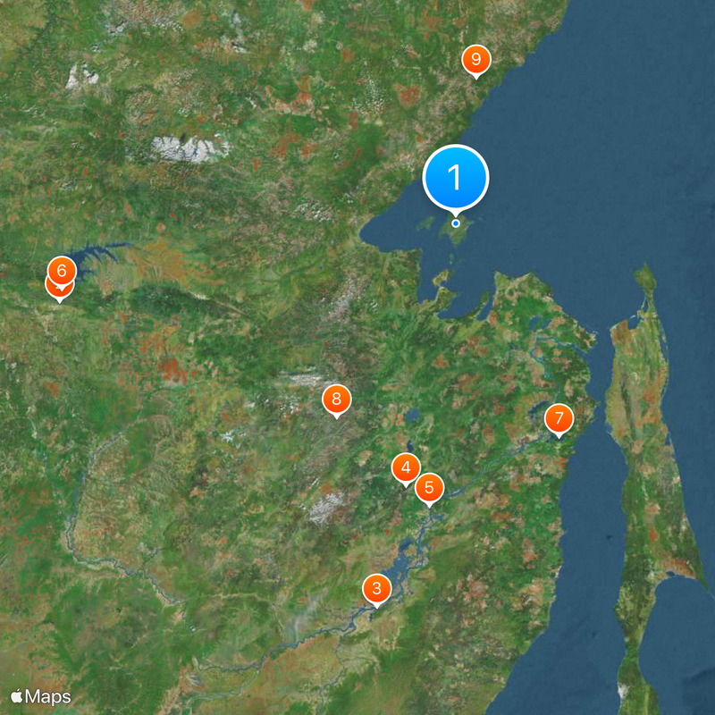 Bolshoy Shantar Map