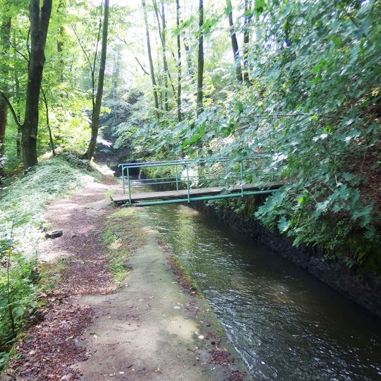 1. lávka přes Papírenský náhon