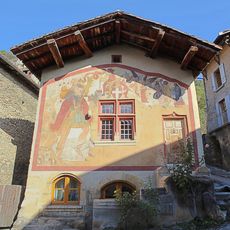 Fresco of Saint Christopher of Saint-Sorlin-en-Bugey