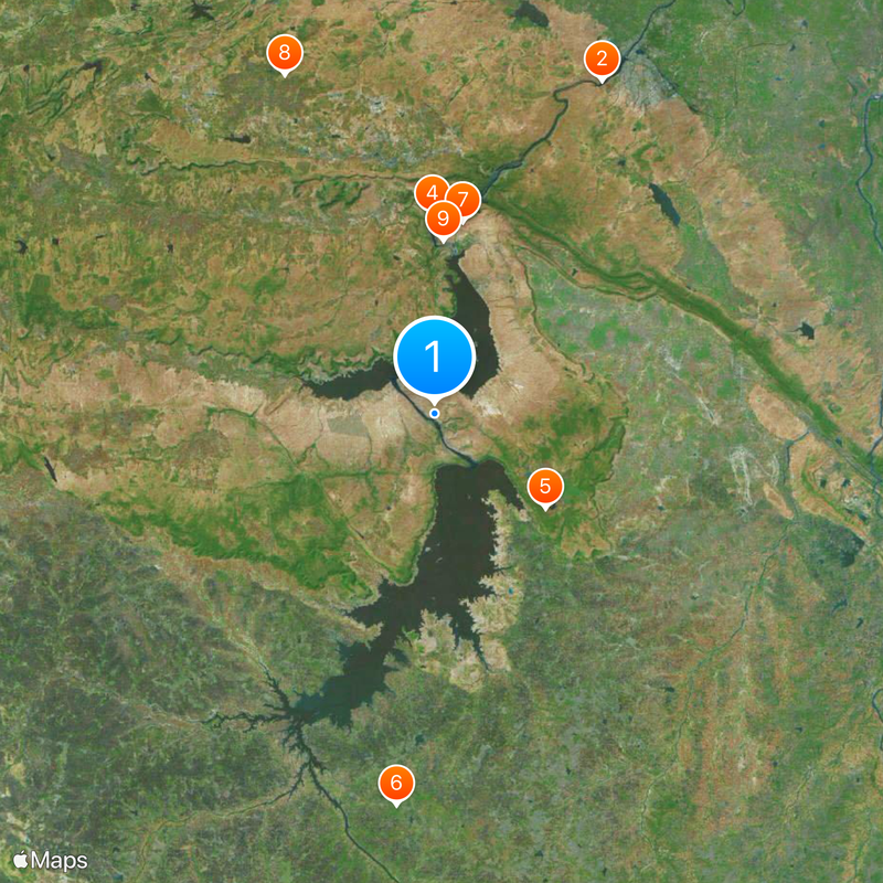 Gandhi Sagar Dam Map