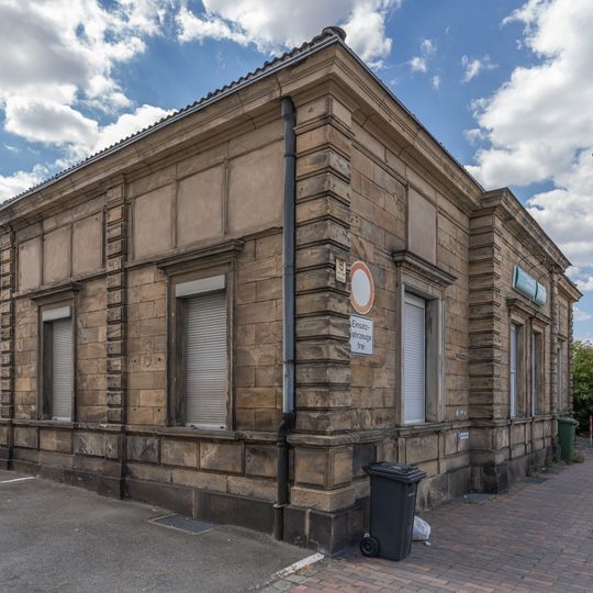 Empfangsgebäude Bahnhofsplatz 6 in Hof