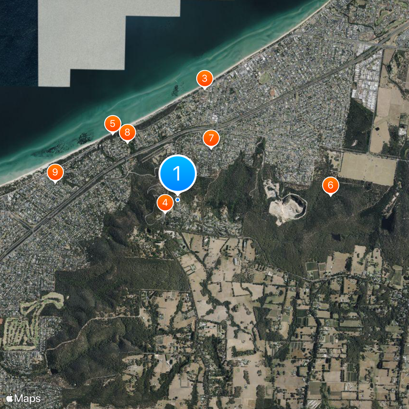 Arthurs Seat Map
