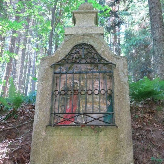 Kapličky křížové cesty na Studenec v Rožmberku nad Vltavou