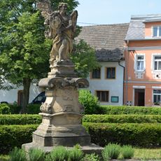 Statue of angel in Liběšice