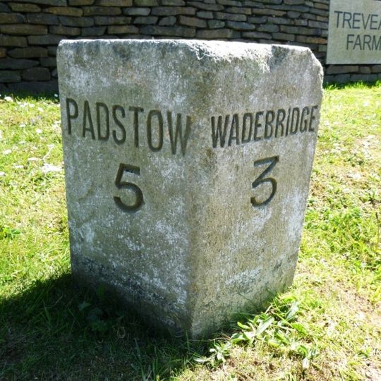 Milestone 300 Metres To North East Of Trevear Farm