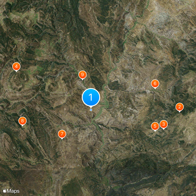 Rincón de Ademuz Map