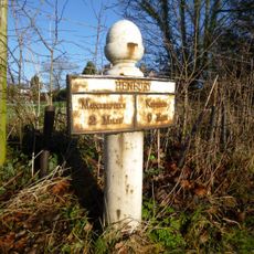 Milepost, Chelford Road; E of Henbury crossroads
