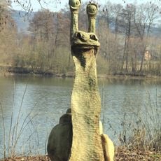 Snail statue, Lázně Bělohrad