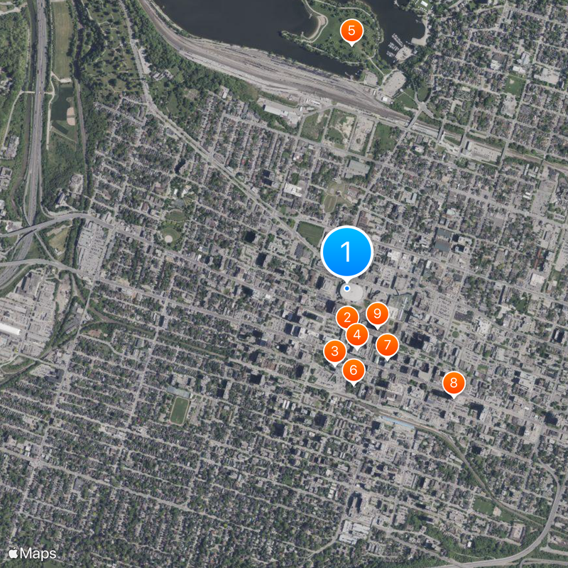 FirstOntario Centre Map