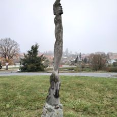 Plastika v Nepomuku v ulici U Pošty