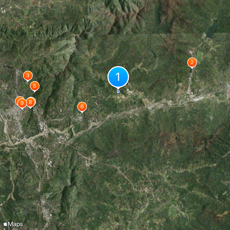 Warren Wilson College Map