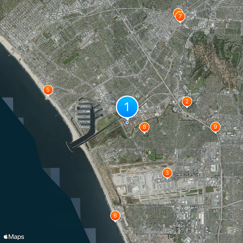 Playa Vista Map
