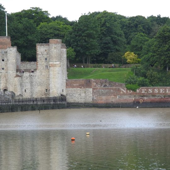 Wall Extending Ne From Upnor Castle Along The River Medway