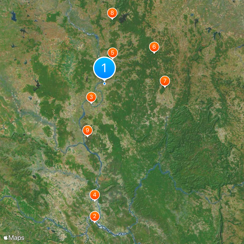 Gadchiroli district Map