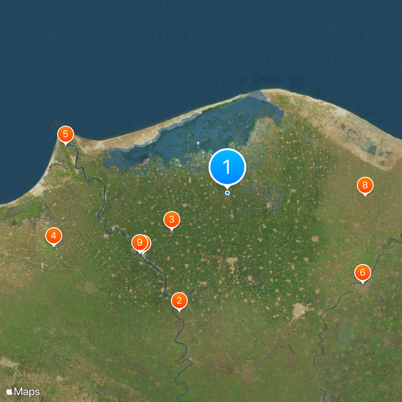 Kafr el-Sheikh Governorate Map