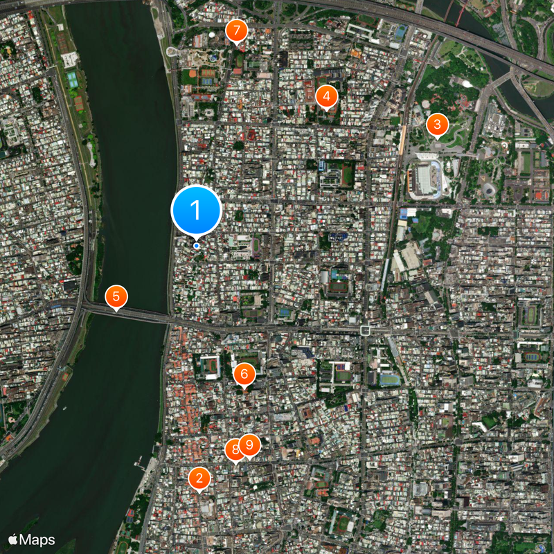 Dihua Street Map
