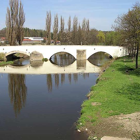 Stone bridge in Dobřany