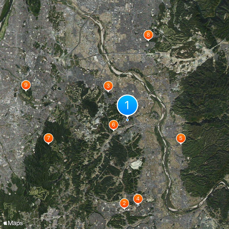 Doshisha International Junior and Senior High School Map