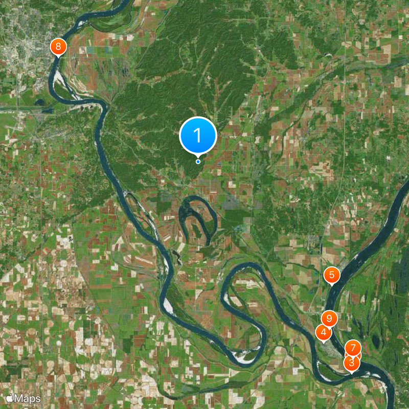 Alexander County Map