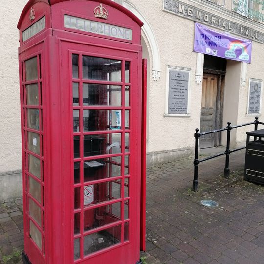 Telephone Call Box by the Memorial Hall