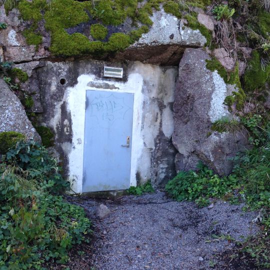 Fjellanlegget, bergganger i Slottsfjellet