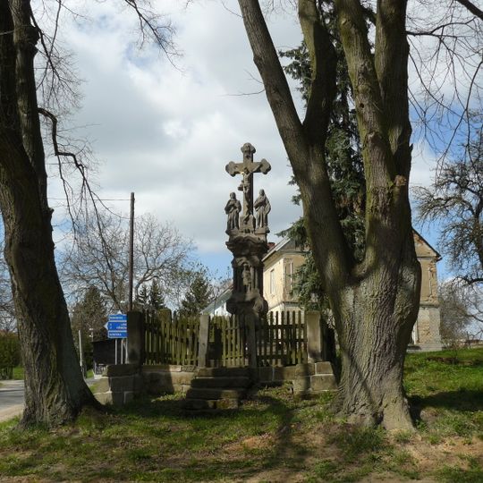 Sloup se sousoším Kalvárie