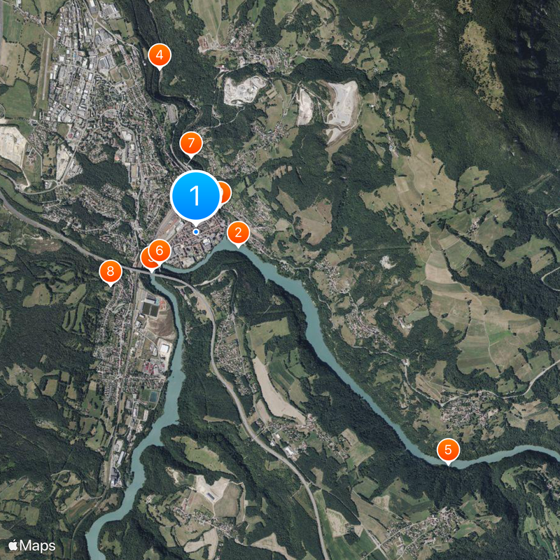 Bellegarde-sur-Valserine Map