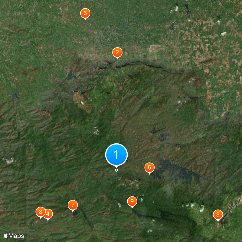Parambikulam Tiger Reserve Mappa