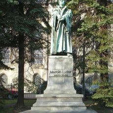 Statue of Martin Luther in Bielsko-Biała