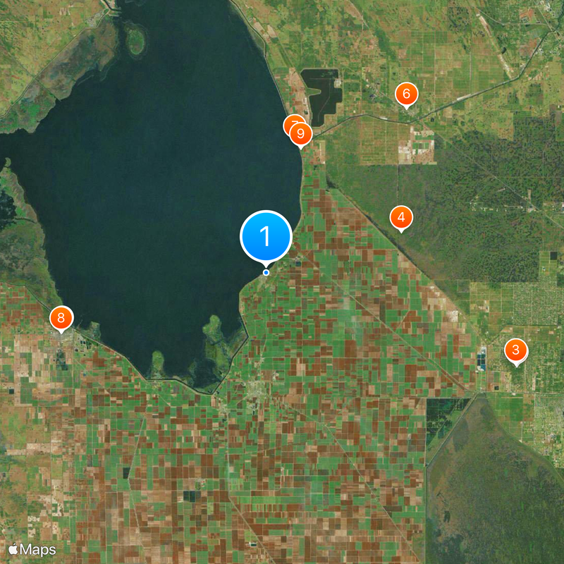 Pahokee Map