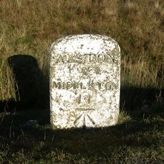 Milestone Half Way Between Darngill And Crookburn Bridges