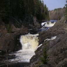 Kivach waterfall