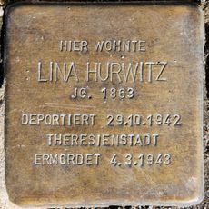 Stolperstein dedicated to Lina Hurwitz