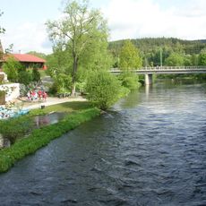 Most silnice III/1622 přes Vltavu ve Vyšším Brodu