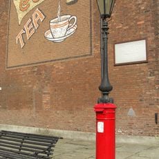 Pillar Box Surmounted By Gas Lamp Adjacent To Number 31