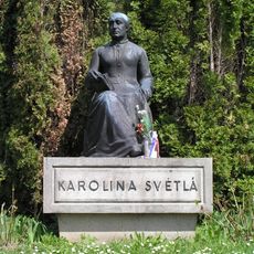 Světlá pod Ještědem - pomník Karoliny Světlé