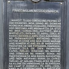 Starting Point of Death March historical marker